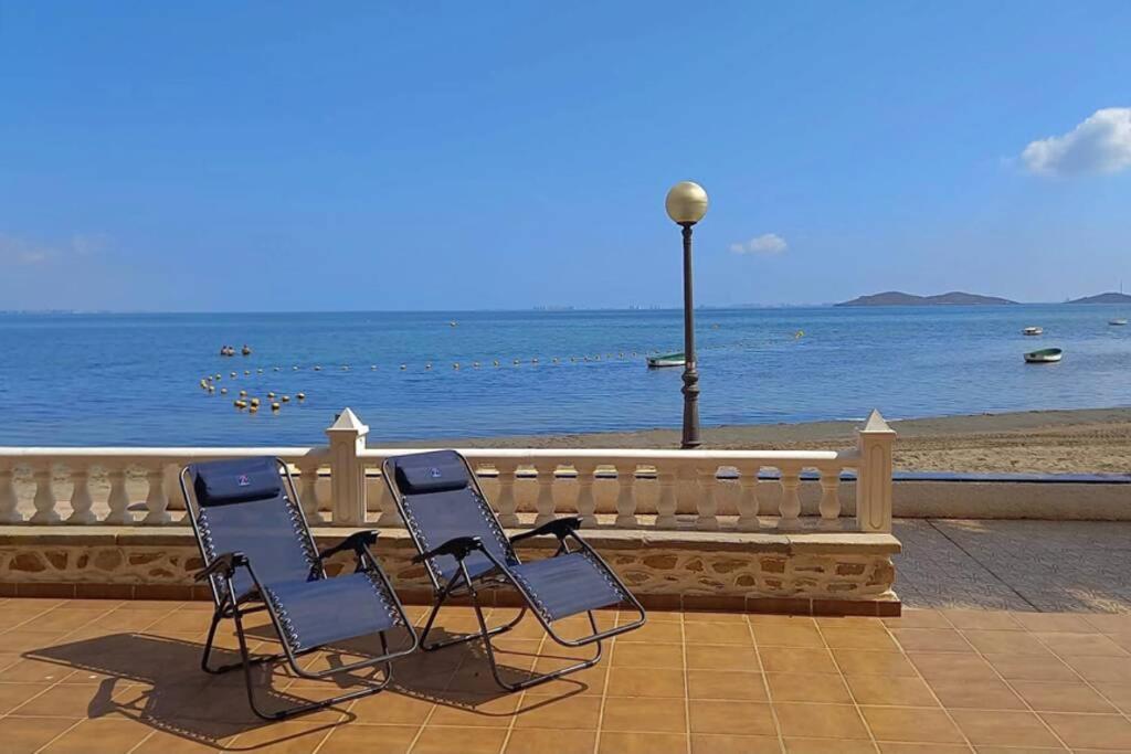 Apartamento Mar Menor, Los Urrutias - Beachfront Apartment With Patio Carthagène Extérieur photo